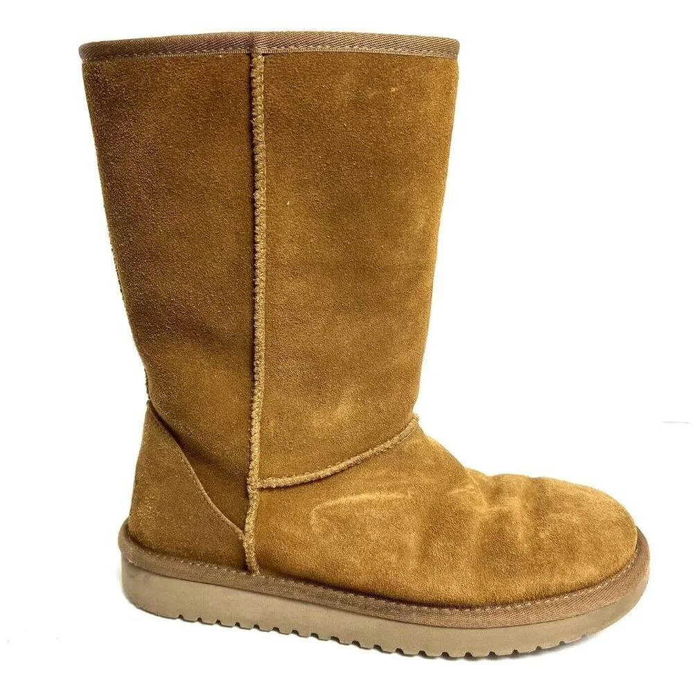 Koolaburra Women's Koola Tall Boots Chestnut, Size 7 M
